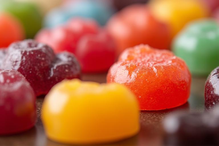 A colourful assortment of premium artisan candies